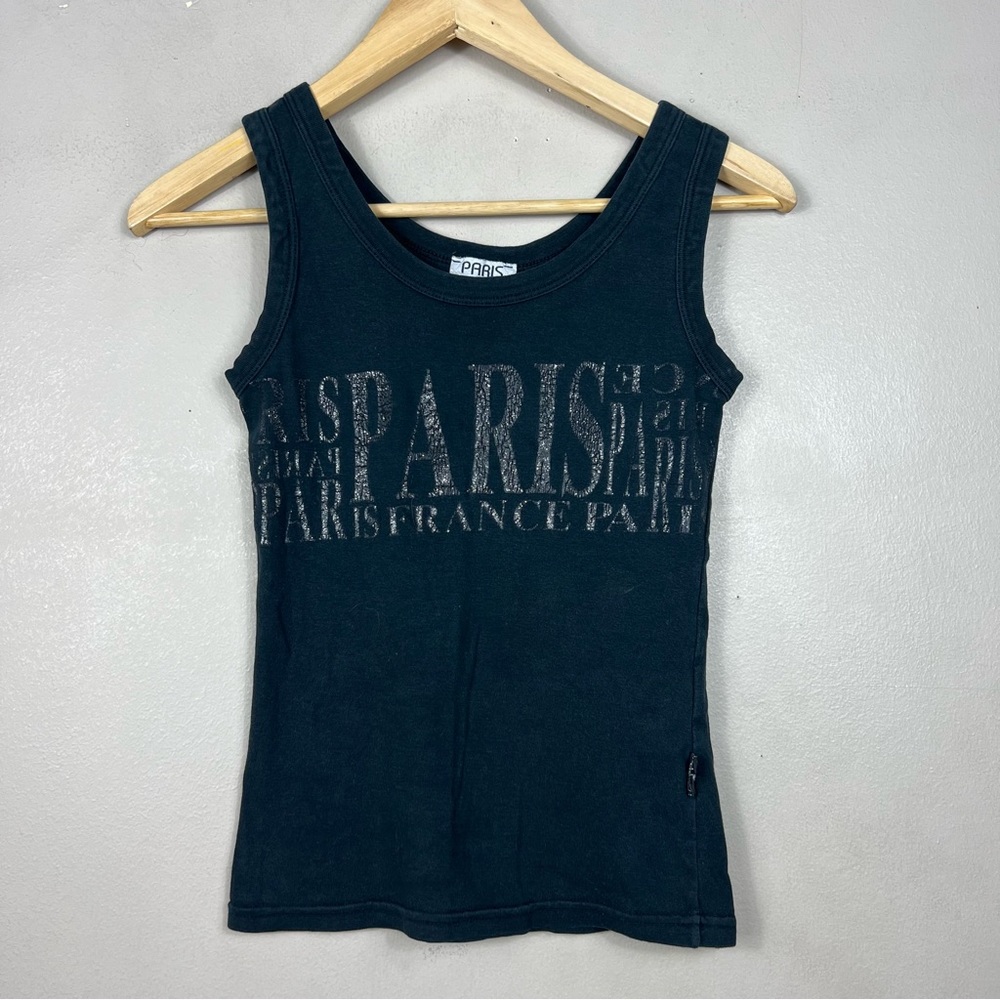 Y2K Paris Tank Top (S)